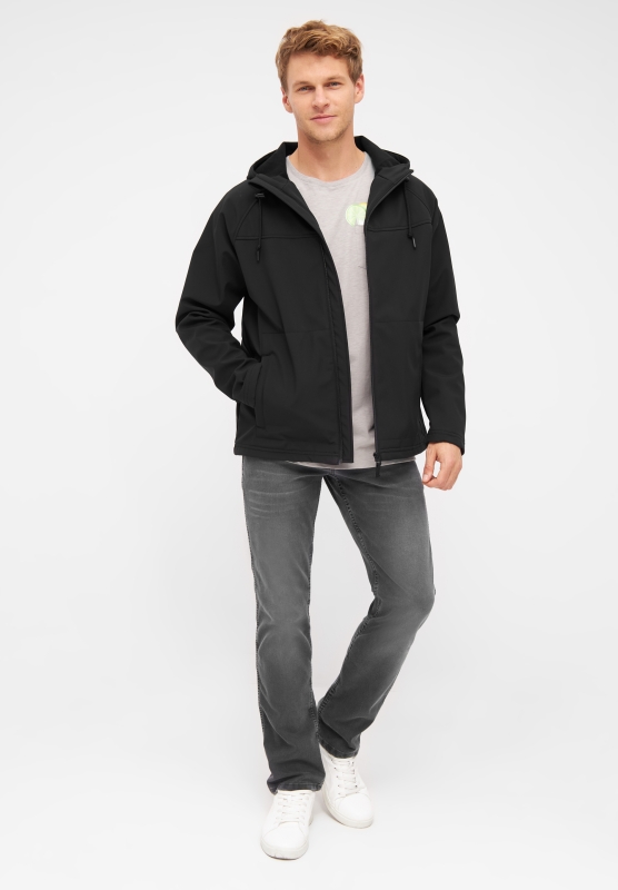 ISLEBY  Softshelljacke BLACK/BLACK